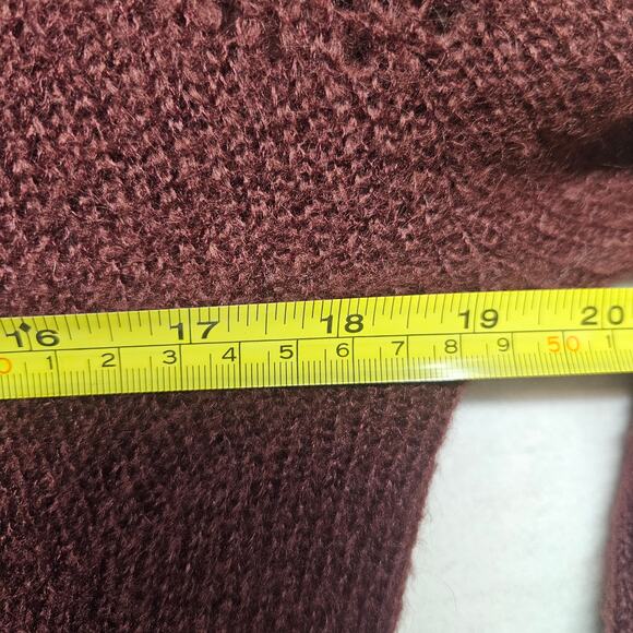 Sezane Daya Mohair Sweater in Prune - Picture 7 of 9